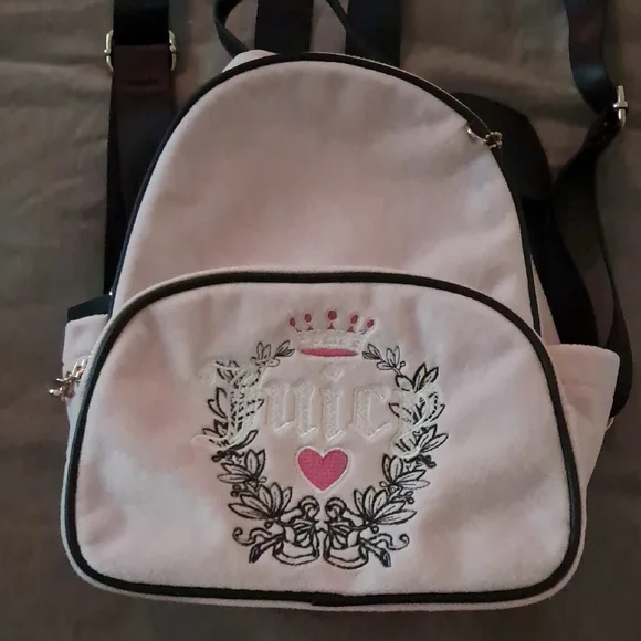 Juicy Couture | Bags | Juicy Couture Pink And Black Backpack  display picture 1